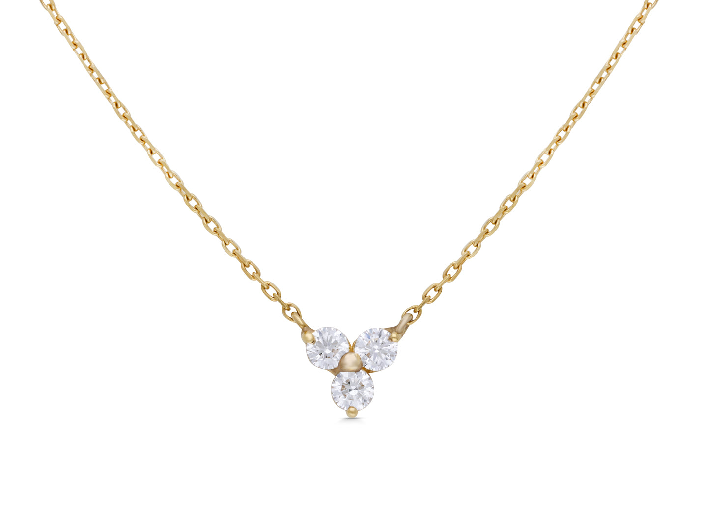 Three round shape diamond pendant