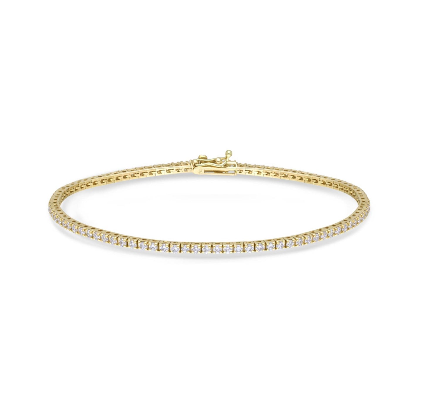 Classic setting diamond tennis bracelet