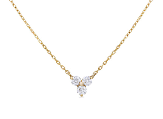 Three round shape diamond pendant