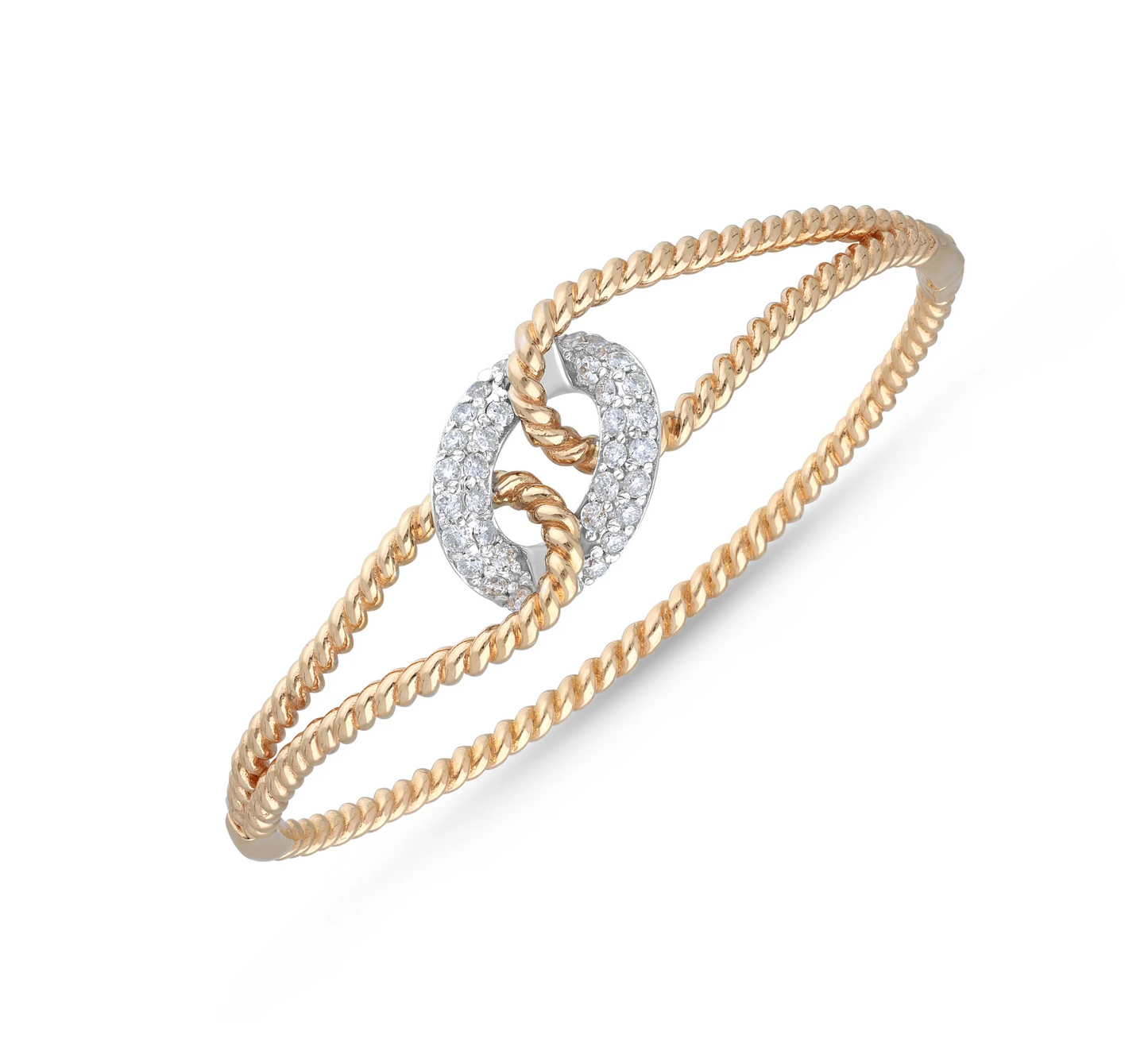 knot diamond bracelet