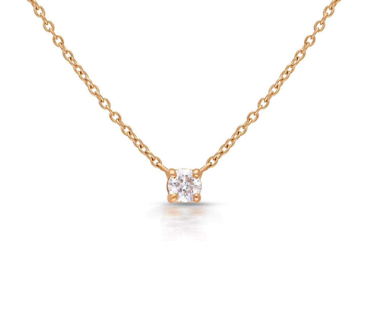 Diamond pendant 0.10 carat