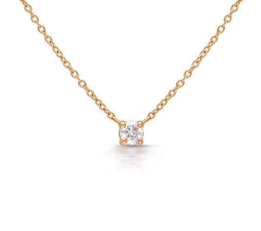 Diamond pendant 0.10 carat