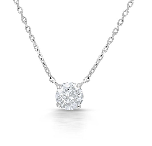 Half carat diamond pendant