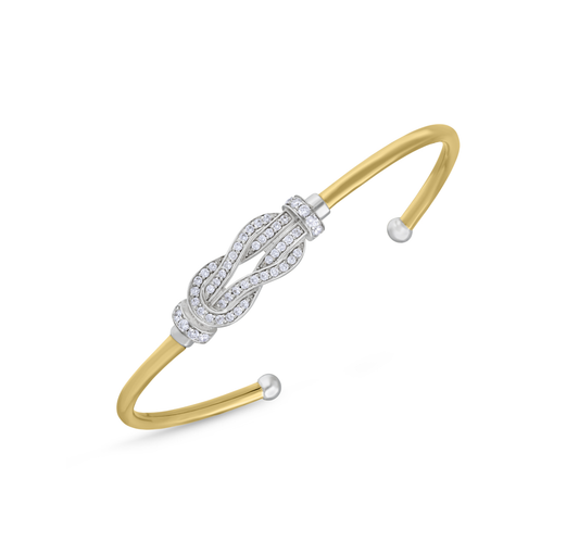 Belt bottom open diamond bracelet